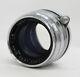 Canon 50mm F/1.8 Lens L39 Ltm Leica Screw Mount Silver From Japan