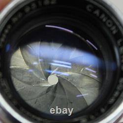Canon 50mm F/1.8 Lens L39 LTM Leica Screw Mount Silver from Japan