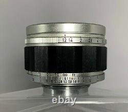 Canon 50mm f1.2 LTM LSM L39 LEICA mount FOR PARTS/REPAIR