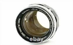 Canon 50mm f/1.2 MF Standard Vintage Lens Leica Screw Mount LTM L39 from Japan