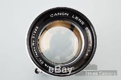 Canon 50mm f/1.4 f1.4 LTM Lens, For L39 M39 Screw Mount, Suit Leica Rangefinder
