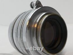 Canon 50mm f/1.8 Rangefinder Lens in Leica L-39 (LTM) screw mount. + genuine cap