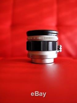 Canon LTM 50mm f/1.4 Leica L39/M39 mount lens comes with 2 caps 50/1.4