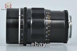 Canon Lens 100mm f/2 L39 LTM Leica Thread Mount