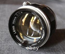 Canon Lens 50mm/F1.4 Leica 39mm mount 15697