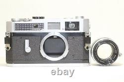 Canon Model 7 Leica Screw Mount Rangefinder Camera Body 50mm F/1.8 Lens Japan