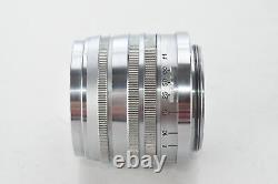 CapNear MINT Canon 50mm f1.8 Leica Screw Mount Lens Silver L39 LTM From JAPAN