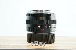 Carl Zeiss 50mm F1.5 C Sonnar T ZM Leica M Mount Prime Portrait Lens -BB-