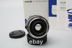 Carl Zeiss Biogon 35mm f/2 F2 T ZM Lens, Black MF, Leica M Mount Voigtlander VM