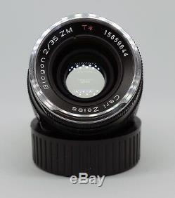 Carl Zeiss Biogon 35mm f/2 T ZM for Leica M mount Mint Condition BOXED