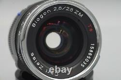 Carl Zeiss Biogon ZM T 28mm f2.8 Leica M Mount Wide Angle Lens