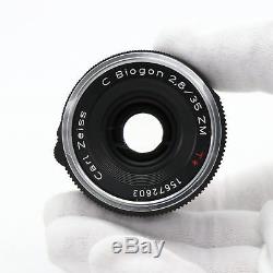Carl Zeiss C Biogon T 35mm F2.8 ZM (for Leica M mount) Black