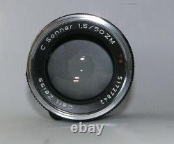Carl Zeiss C Sonnar 1,5 / 50 mm ZM, T, Leica M mount, OVP, noch Garantie