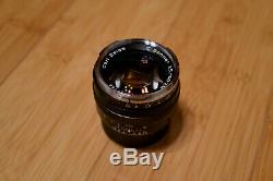 Carl Zeiss C Sonnar T 50mm F1.5 ZM Black (for Leica M mount)