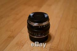 Carl Zeiss C Sonnar T 50mm F1.5 ZM Black (for Leica M mount)