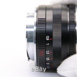 Carl Zeiss C Sonnar T 50mm F1.5 ZM Black (for Leica M mount) -Near Mint