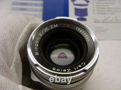Carl Zeiss Objektiv Biogon T 12.0/35mm ZM silver Leica M-mount OVP