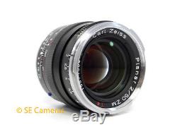 Carl Zeiss Planar T Zm 50mm F2 Fast Prime Leica M Mount Lens Mint Condition