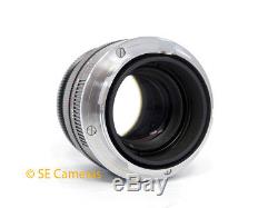Carl Zeiss Planar T Zm 50mm F2 Fast Prime Leica M Mount Lens Mint Condition