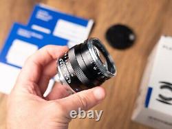 Carl Zeiss Planar ZM T 50mm f2 Leica M Mount Lens Boxed