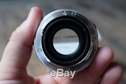 Carl Zeiss Sonnar C T 50mm F/1.5 ZM Lens For Leica M-Mount, Silver, Near MINT