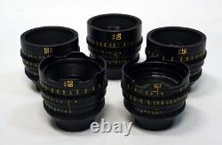 Cine modification for Leica R set 21mm 28mm 35mm 50mm 90mm EF mount 0.8 gears