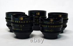 Cine modification for Leica R set 21mm 28mm 35mm 50mm 90mm EF mount 0.8 gears