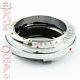 Contax Rangefinder Crf Rf Lens To Leica M Mount 6-bit Adapter Ring M8 M9 M9p
