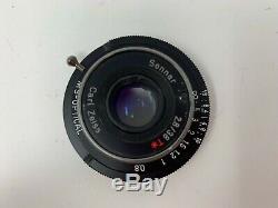 Contax T2 Zeiss T 38mm f2.8 Lens converted to Leica M Mount by MS Optical