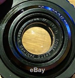 Cooke Speed Panchro 40mm F2 Cine Lens LTM Leica M Mount 50mm Angenieux Kinoptik