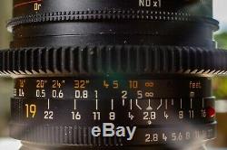 EF Mount Leica Leitz R 19mm 2.8 Cine Lens vii v2 ver ii FF full frame Scratches