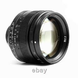 EU SHIP! 7Artisans 50mm f/1.1 lens modified for T TL CL SL Leica L M-mount Black