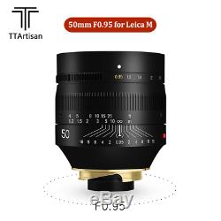EU SHIP NEW TTartisan 50mm f/0.95 for LEICA-M mount Full-Frame Lens TTartisans