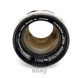 EXC+4 Canon Lens 50mm f/1.4 Standard MF Lens for Leica L39 Mount from JAPAN