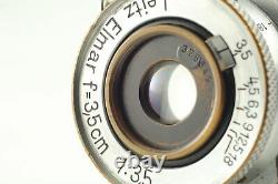 EXC+4 Leica Leitz Elmar 3.5cm 35mm f3.5 L39 LTM Screw Mount Lens From JAPAN