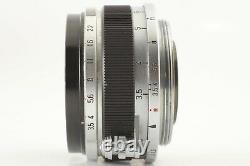 EXC+5 Canon 28mm f/3.5 Lens LTM L39 Leica Screw Mount From JAPAN #282