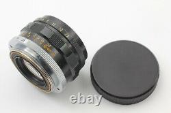 EXC+5 Canon 35mm f/2 Black Leica Screw Mount L39 LTM MF Lens From JAPAN #1032