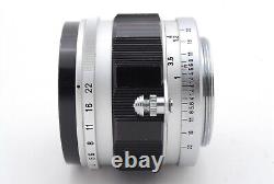 EXC+5 Canon 50mm f1.4 MF Lens L39 LTM Leica Screw Mount From JAPAN