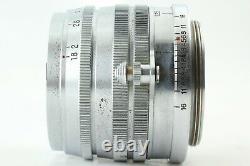 EXC+5? Canon 50mm f/1.8 Silver Leica Screw Mount L39 LTM Prime Lens From Japan
