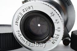 EXC+5? Vintage Leitz Elmar 5cm 50mm f3.5 L39 LTM Leica Screw mount Lens JAPAN
