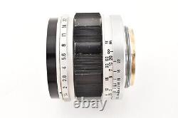 EXC+6? Canon 50mm f/1.4 LTM L39 Leica Screw Mount Lens T-50 Hood From JAPAN 606