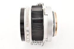 EXC+6? Canon 50mm f/1.4 LTM L39 Leica Screw Mount Lens T-50 Hood From JAPAN 606