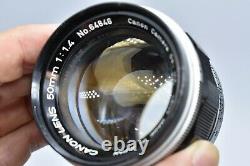 EXC++++ CANON 50mm f/1.4 for Leica Screw Mount L39 LTM Rangefinder JAPAN #1590