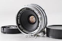 EXC+++++ Canon 28mm F2.8 Lens for Leica Screw Mount LTM L39 From JAPAN 882S