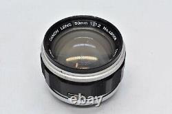 EXC Canon 50mm f1.2 Lens LTM L39 Leica Screw Mount from JAPAN #1542