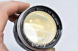 EXC Canon 50mm f1.2 Lens LTM L39 Leica Screw Mount from JAPAN #1542
