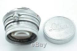EXC+++! Leica Summicron 5cm 50mm f/2 M Mount M39 lens from Japan 9026