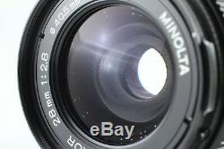 EXC++++Minolta M Rokkor 28mm F2.8 MF Lens Leica M mount for CL CLE JAPAN 1122