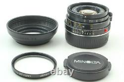 EXC++++ Minolta M Rokkor 40mm f/2 Lens Leica M Mount For CL CLE from JAPAN