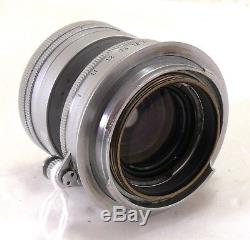 Early radioactive Leica 50mm 5cm f/2 Summicron lens M mount EXC+ #31425